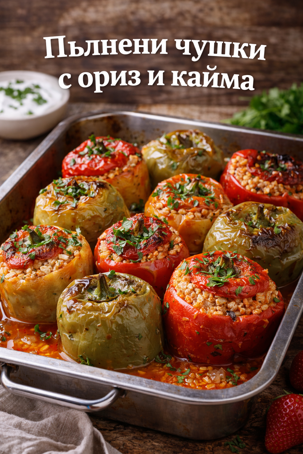 Пълнени чушки с ориз и кайма – класическа българска рецепта
