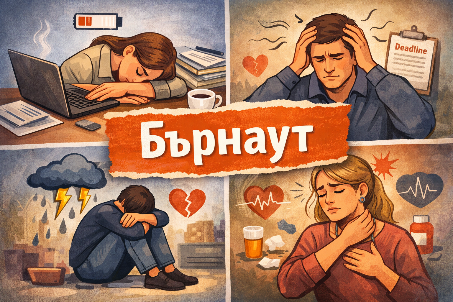Бърнаут: ранни признаци и кога да потърсим помощ