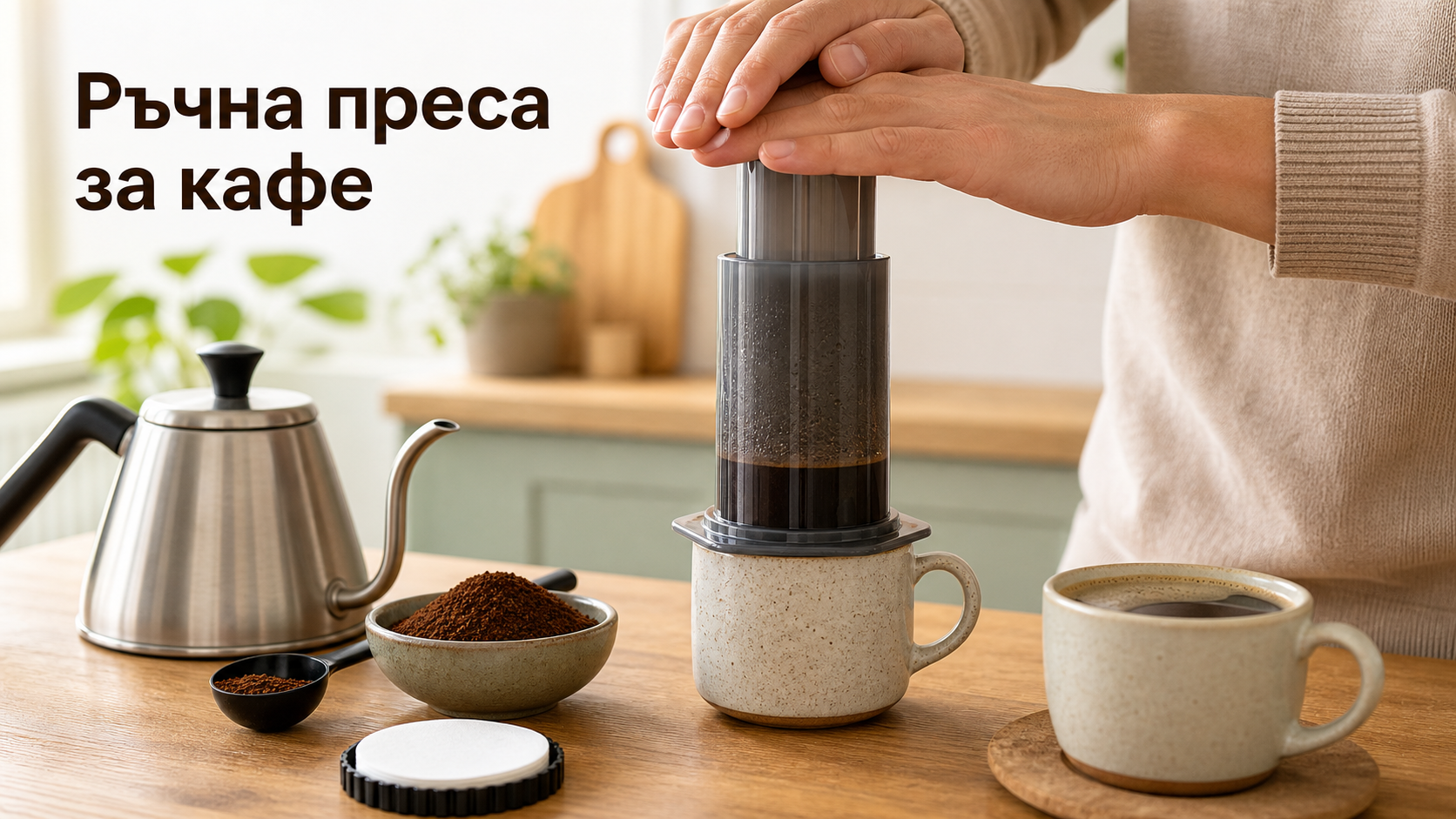 AeroPress Original: патентованата ръчна преса, която направи кафето по-лесно у дома