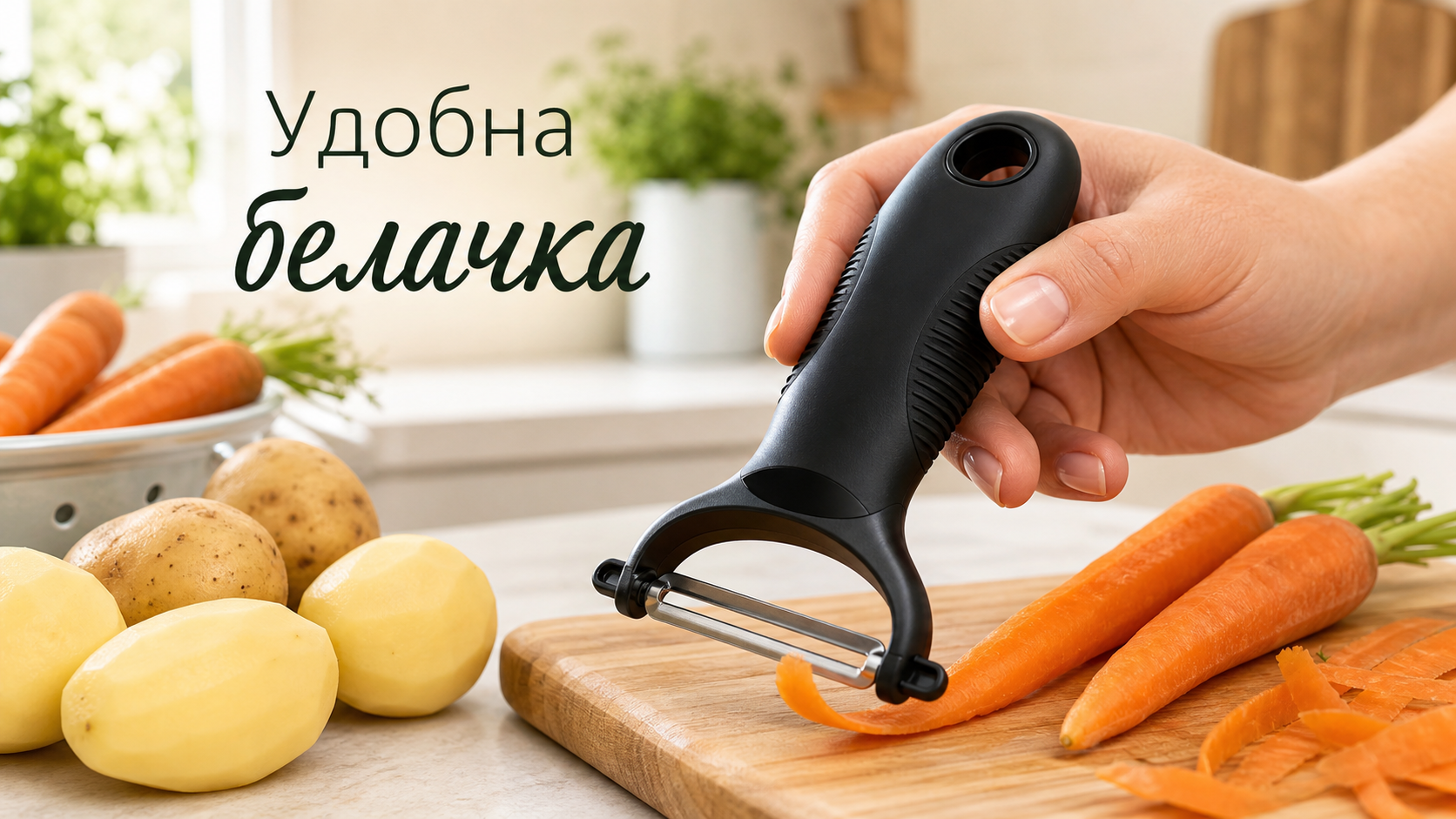 OXO Good Grips Swivel Peeler: патентованата дръжка, която направи белачката по-удобна